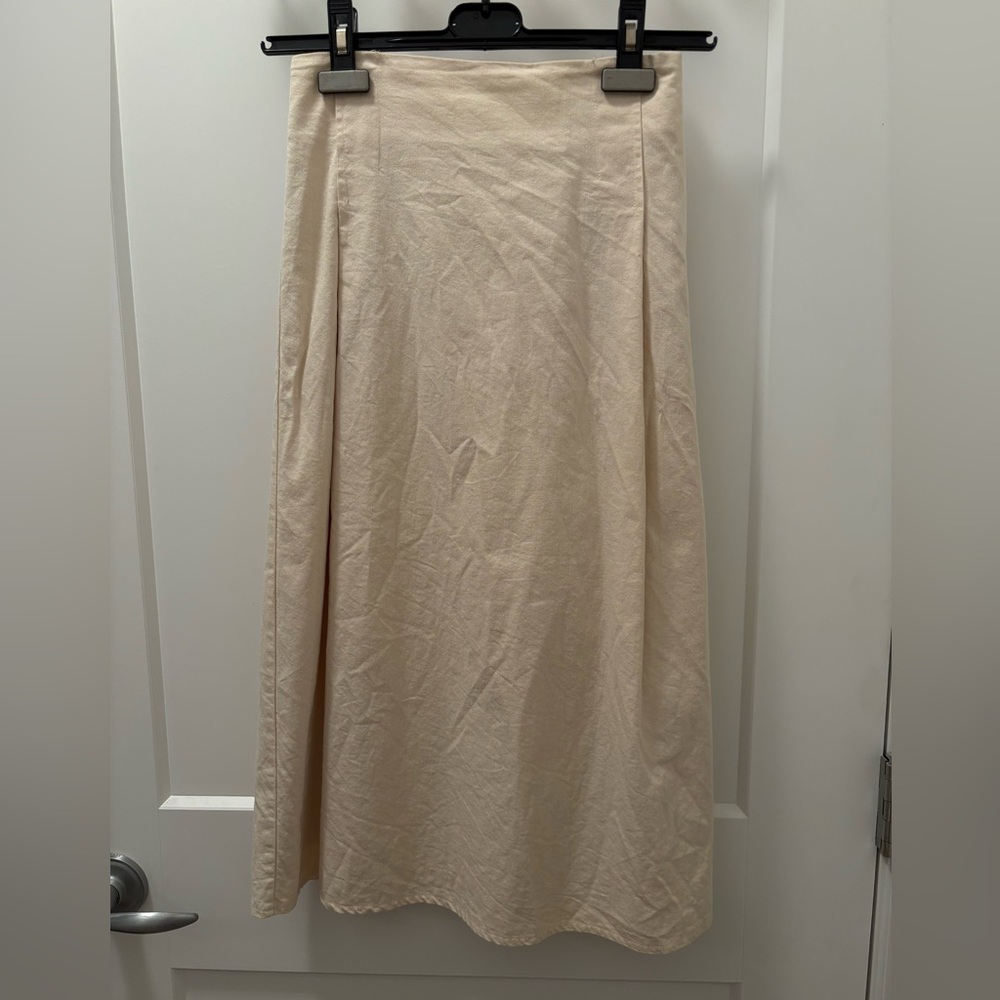 Sold Oak + Fort A-line midi skirt | size s